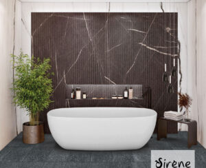 Μπανιέρα Solid Surface Ελεύθερης Τοποθέτησης U2 Freestanding 165x85, Sirene White Matt