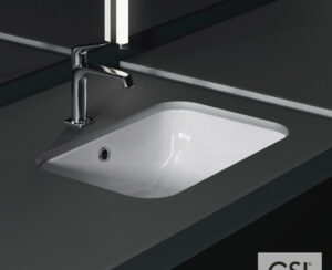 Νιπτήρας Πορσελάνης Pura Υποκαθήμενος55x38 GSI White