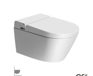 Λεκάνη Κρεμαστή PURA/59 Swirlflush με σύστημα ηλεκτρονικού μπιντέ, White Matt GSI Ιταλίας