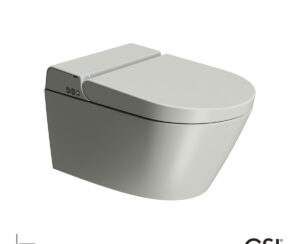 Λεκάνη Κρεμαστή PURA/59 Swirlflush με σύστημα ηλεκτρονικού μπιντέ, Cenere GSI Ιταλίας