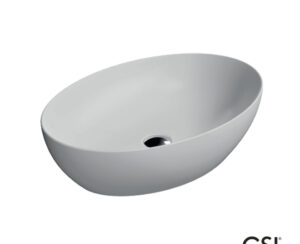 Νιπτήρας Πορσελάνης Pura 60x42 GSI White Matt