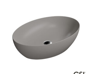 Νιπτήρας Πορσελάνης Pura 60x42 GSI Tortora