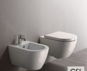 Κρεμαστό Μπιντέ Pura/55 GSI White