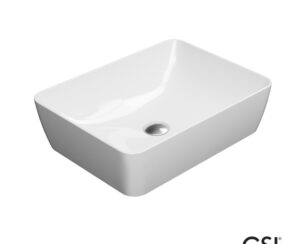 Νιπτήρας Πορσελάνης Sand 60x38 GSI White