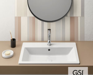 Νιπτήρας Πορσελάνης Kube-X 70x46 (1 οπή) GSI White