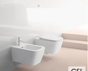 Κρεμαστό Μπιντέ Nubes/55 GSI White
