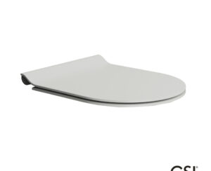 Κάλυμμα Λεκάνης Norm, Pura, Kube, Super Slim Soft Close GSI Cenere