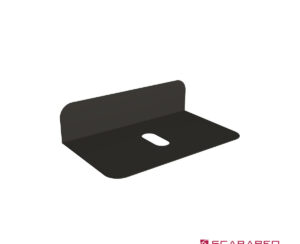 Έπιπλο μπάνιου Plana 80εκ. Black Matt χωρίς νιπτήρα, Scarabeo