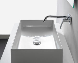 Νιπτήρας Πορσελάνης Teorema2.0 60x40 Scarabeo White