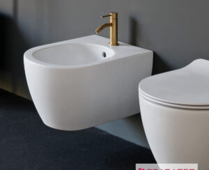 Κρεμαστό Μπιντέ Moon Scarabeo Pearl (White Matt)