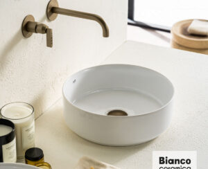 Νιπτήρας Πορσελάνης Φ36 Bianco Ceramica White