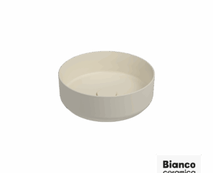 Νιπτήρας Πορσελάνης Φ36 Bianco Ceramica ivory Matt