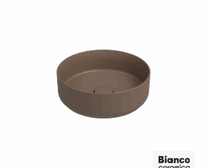 Νιπτήρας Πορσελάνης Φ36 Bianco Ceramica taupe Matt