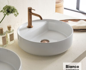 Νιπτήρας Πορσελάνης Φ42 Bianco Ceramica White