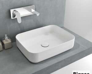 Νιπτήρας Πορσελάνης 50x36 Bianco Ceramica White