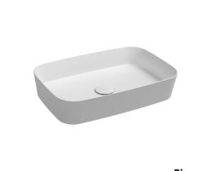 Νιπτήρας Πορσελάνης 60 x 38εκ. Bianco Ceramica White Matt
