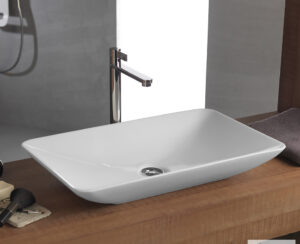 Νιπτήρας Πορσελάνης Rio 60x37,7 Bianco Ceramica White