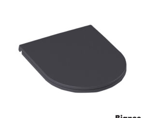 Κάλυμμα Λεκάνης LENTA Slim soft close Bianco Ceramica Antracite Matt