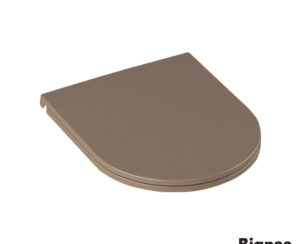 Κάλυμμα Λεκάνης LENTA Slim Soft Close Bianco Ceramica Taupe Matt