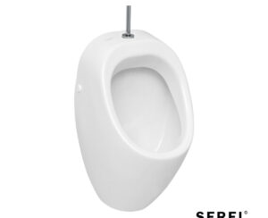 Oυρητήριο Orkide παροχή πάνω, χωρίς σιφών, SEREL White