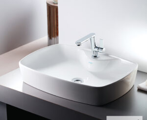 Νιπτήρας Πορσελάνης 60x44 SEREL White