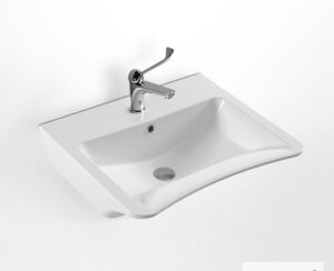 Νιπτήρας Πορσελάνης ΑΜΕΑ 67,5 x 55,5 SEREL White