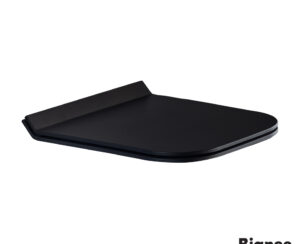 Κάλυμμα Λεκάνης ENZO Slim Slim Soft Close Bianco Ceramica Black Matt