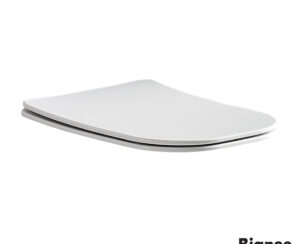 Κάλυμμα Λεκάνης DL110 DL120 Slim Soft Close, Bianco Ceramica White