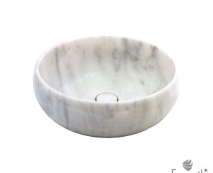 Νιπτηρας Μαρμαρινος Φ42 H.14 Fossil Carrara Nuovo