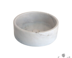 Νιπτηρας Μαρμαρινος Φ42 H.14 Fossil Carrara Nuovo