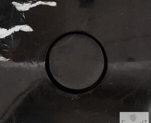 Τάπα Νιπτήρα Fossil Marquina Nero