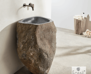 Νιπτήρας Πέτρινος Riverstone Vero Φ40-75 h.85-90 Fossil