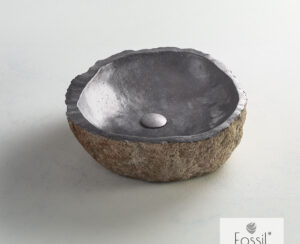 Νιπτήρας Πέτρινος Riverstone Vero Φ30-40 h.15 Fossil