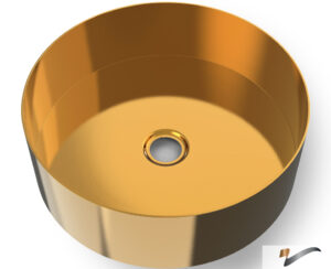 Νιπτήρας Milo Φ40 voss Inox PVD Brushed Gold