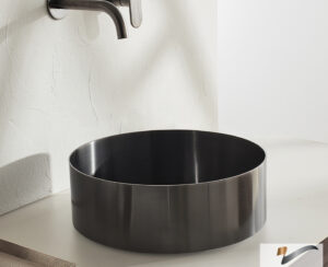 Νιπτήρας Milo Φ40 voss Inox PVD Black Brushed