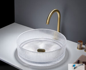 Νιπτήρας Γυάλινος RING-S Φ40 Voss GLass Clear