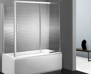 SLIDER BATH PLAZA 140 (137-141εκ) DEVON STRIPES