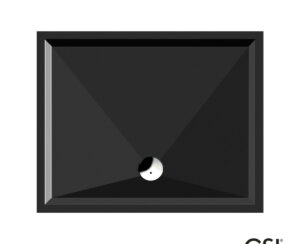 Ντουζιερα Παραλ/Μη 100Χ80 Slim Gsi Black