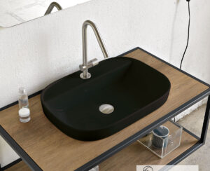 ΝΙΠΤΗΡΑΣ GLAM 56x39 SCARABEO ARDESIA (BLACK MATT)